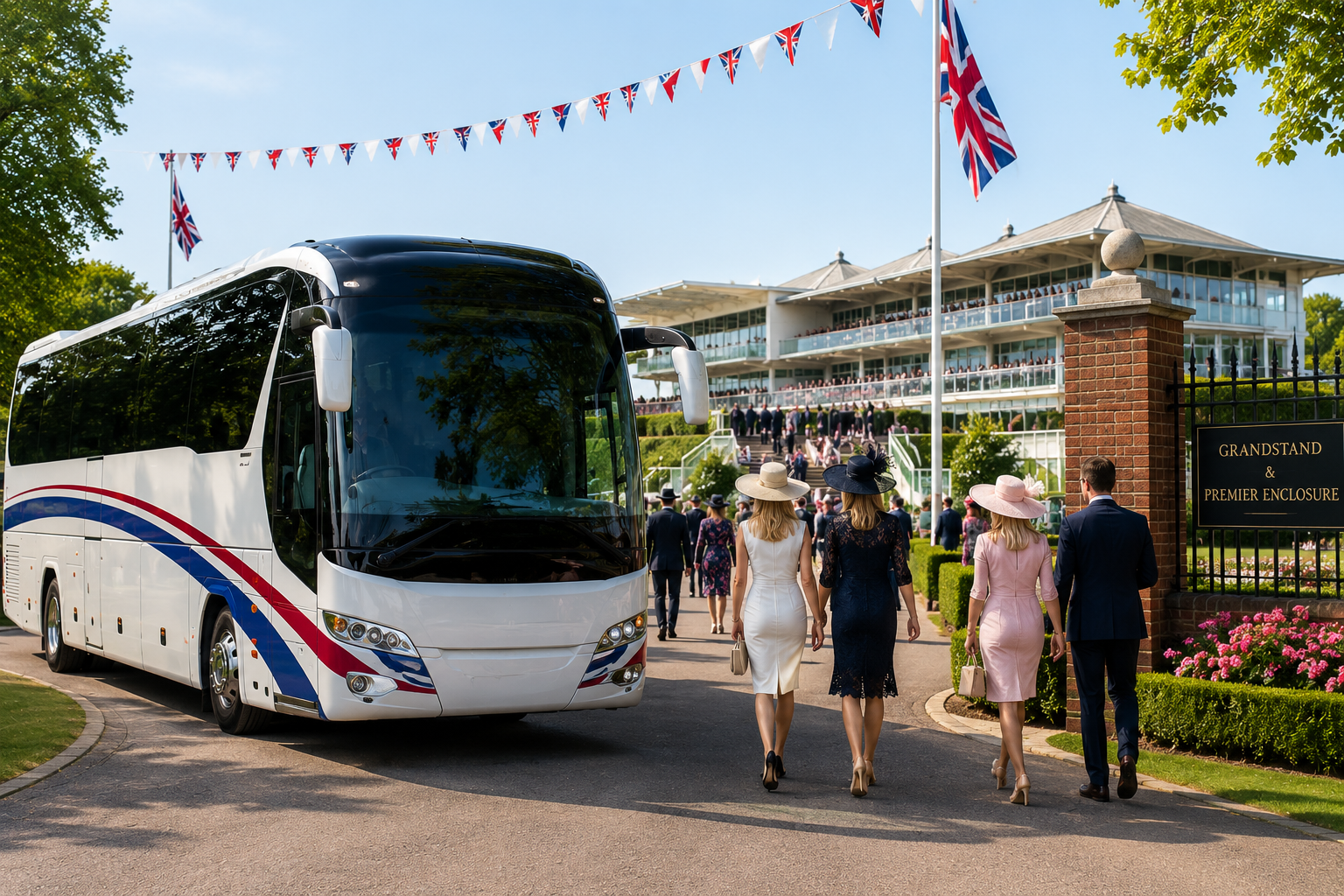 Royal Ascot Coach Hire from London